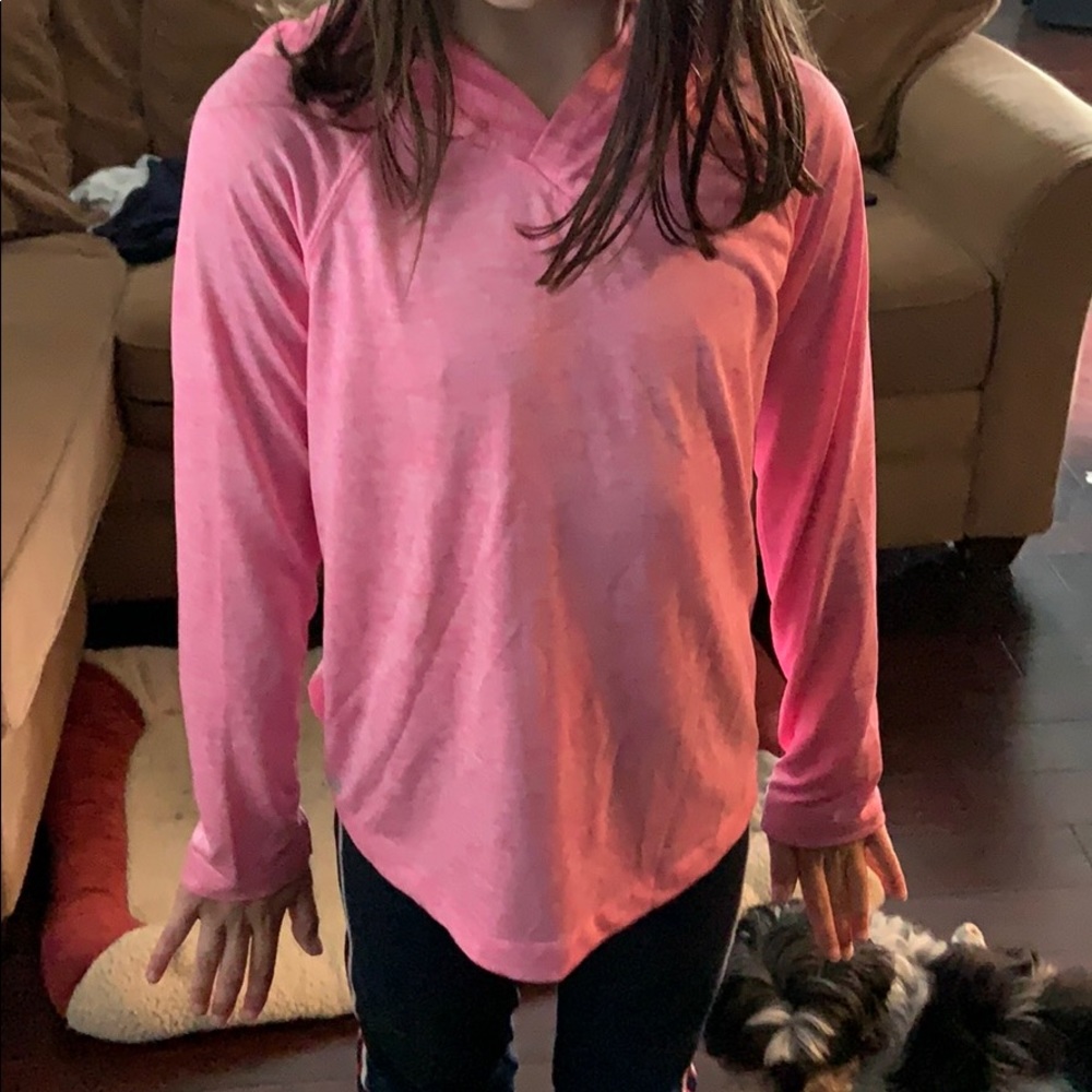 Pink athletic kids medium